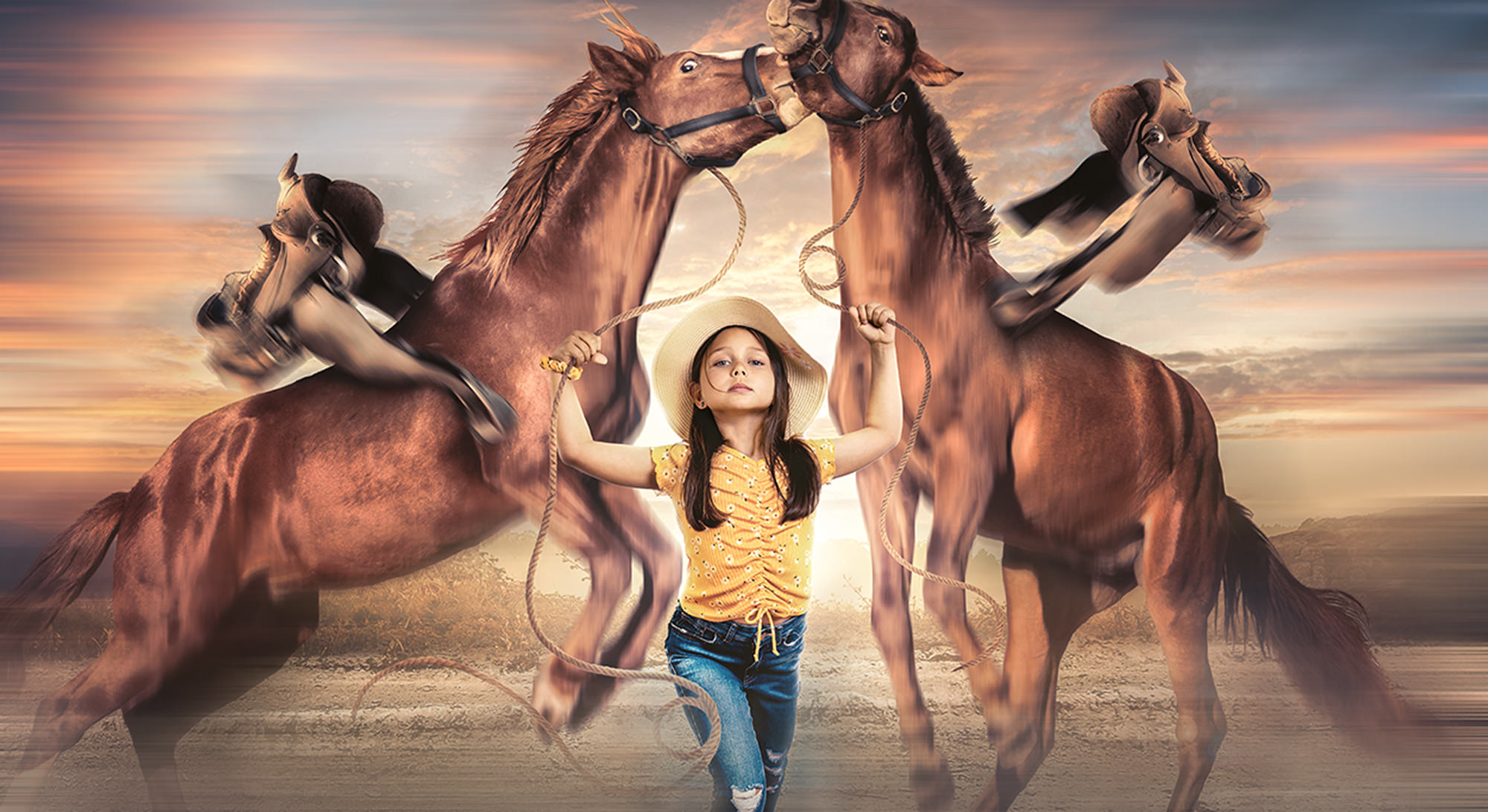 Horse themed composite by Jason Pierce Photography